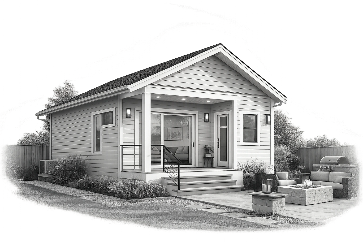 Custom detached ADU and garage conversion project serving Dallas homeowners